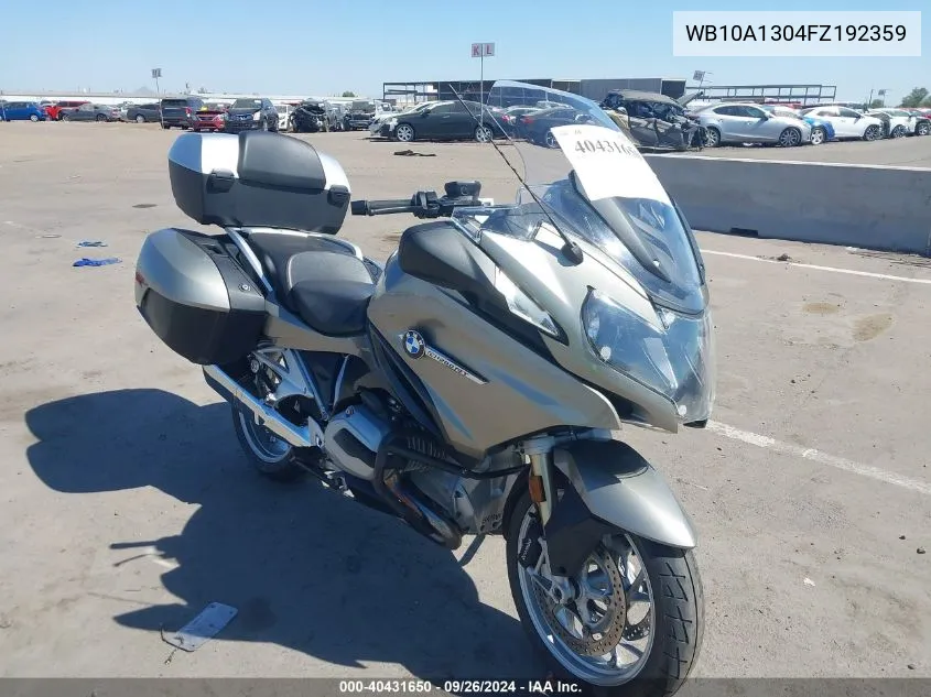 WB10A1304FZ192359 2015 BMW R1200 Rt