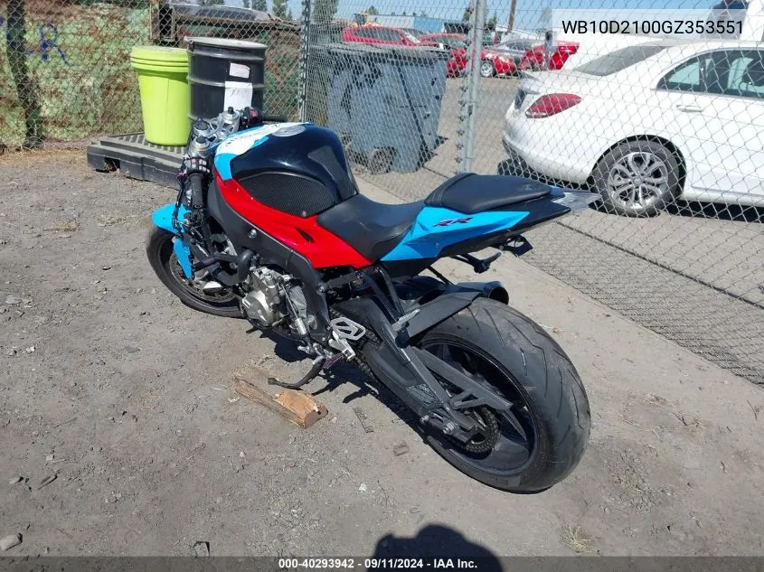 WB10D2100GZ353551 2016 BMW S 1000 Rr