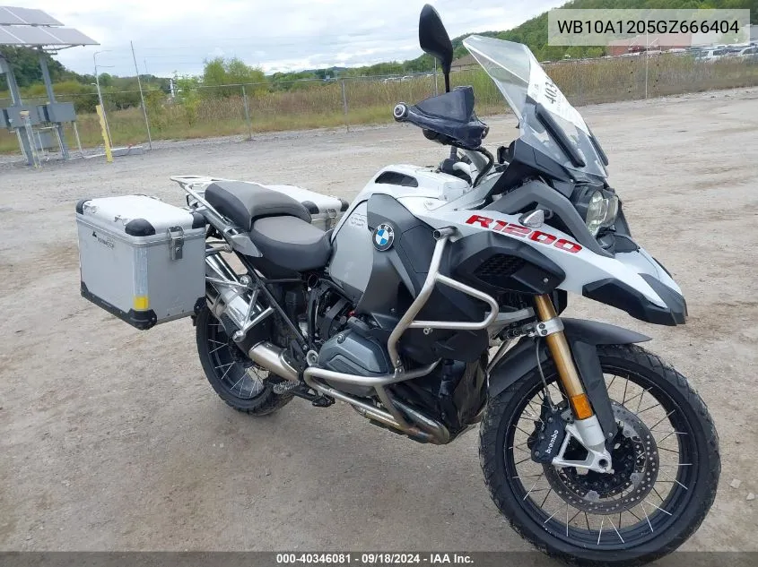 WB10A1205GZ666404 2016 BMW R1200 Gs Adventure