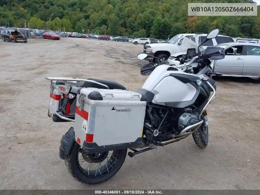 2016 BMW R1200 Gs Adventure VIN: WB10A1205GZ666404 Lot: 40346081