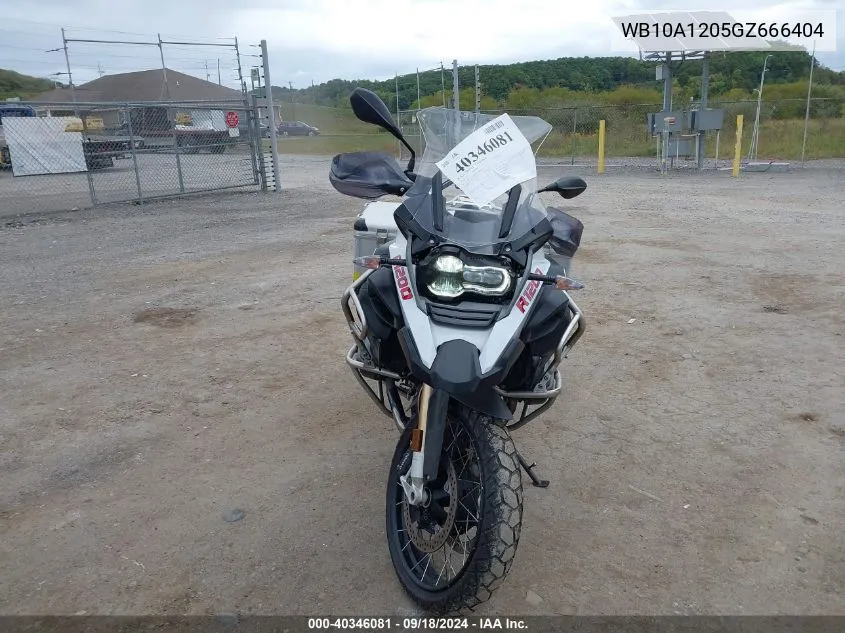 2016 BMW R1200 Gs Adventure VIN: WB10A1205GZ666404 Lot: 40346081