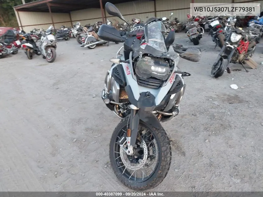 2020 BMW R 1250 Gs Adventure VIN: WB10J5307LZF79381 Lot: 40387099