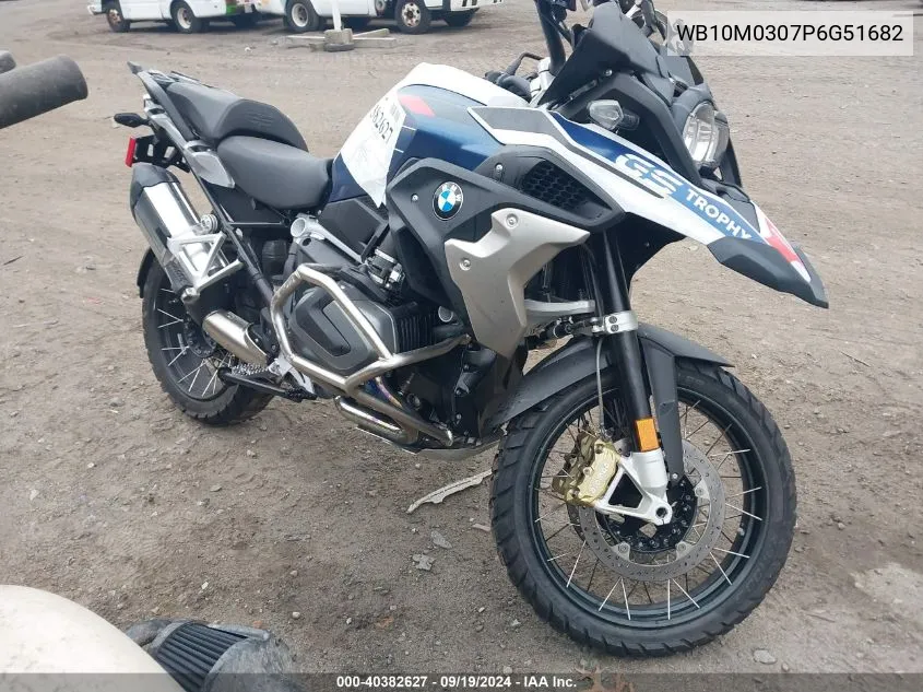 2023 BMW R 1250 Gs VIN: WB10M0307P6G51682 Lot: 40382627