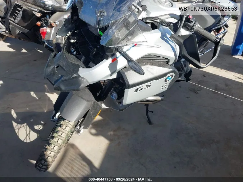 2024 BMW F 900 Gs Adventure VIN: WB10K730XR6K23653 Lot: 40447708