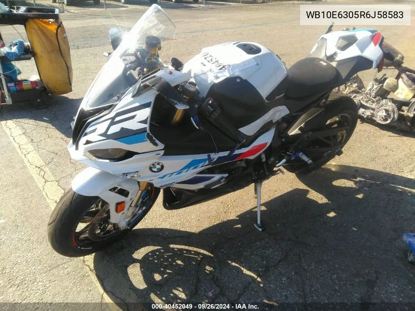 2024 BMW S 1000 Rr VIN: WB10E6305R6J58583 Lot: 40452049