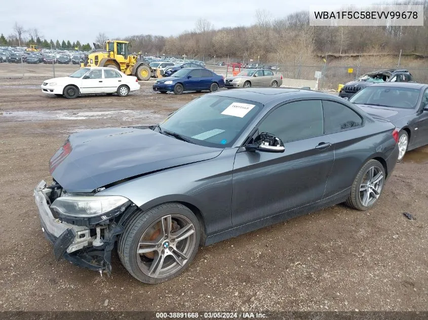 WBA1F5C58EVV99678 2014 BMW 228I