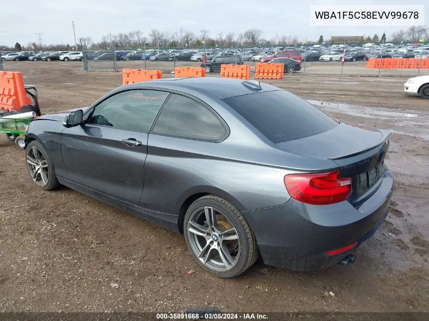 WBA1F5C58EVV99678 2014 BMW 228I