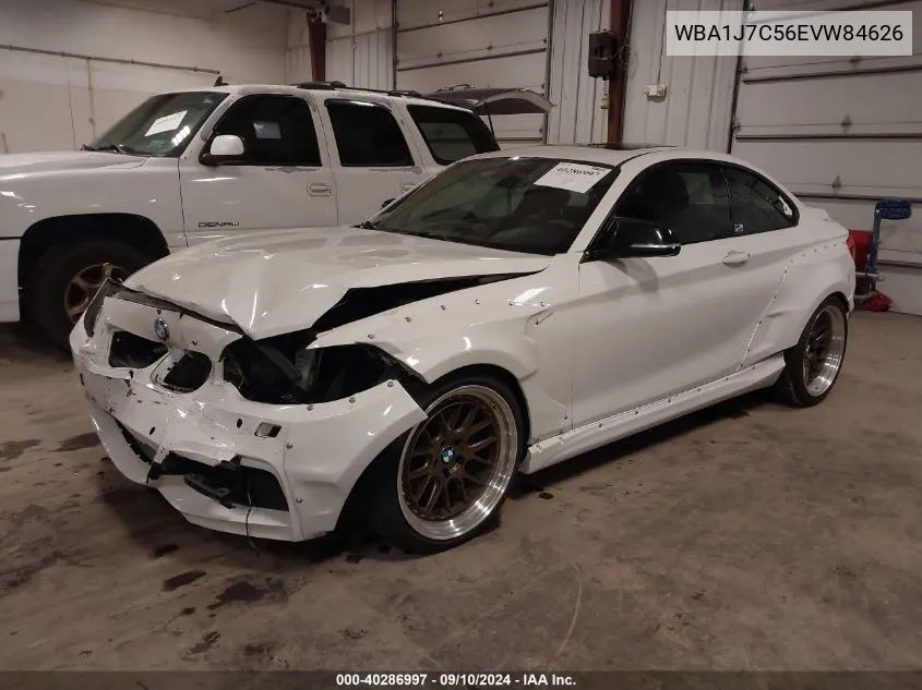 2014 BMW M235 VIN: WBA1J7C56EVW84626 Lot: 40286997