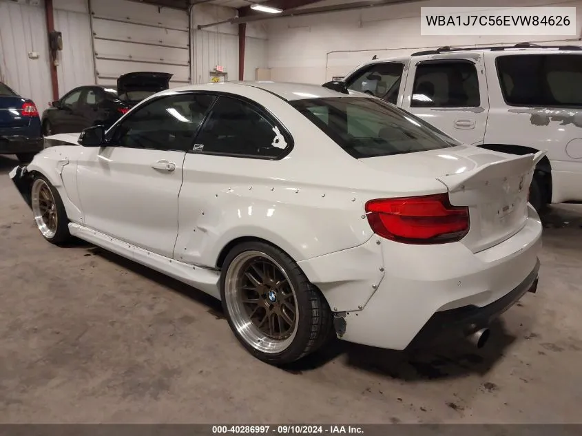 2014 BMW M235 VIN: WBA1J7C56EVW84626 Lot: 40286997