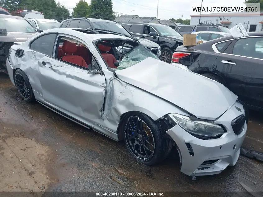 2014 BMW M235 VIN: WBA1J7C50EVW84766 Lot: 40288110