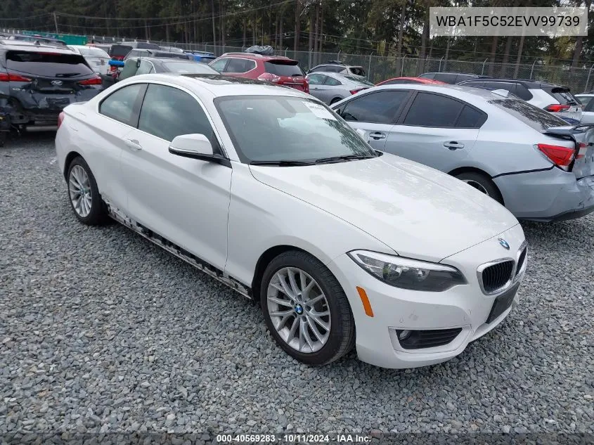 2014 BMW 228I VIN: WBA1F5C52EVV99739 Lot: 40569283