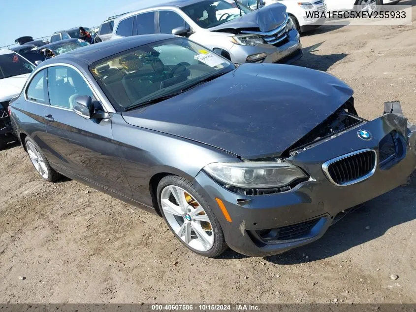 2014 BMW 228I VIN: WBA1F5C5XEV255933 Lot: 40607586