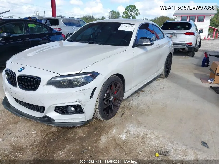 2014 BMW 228I VIN: WBA1F5C57EVW97858 Lot: 40821416