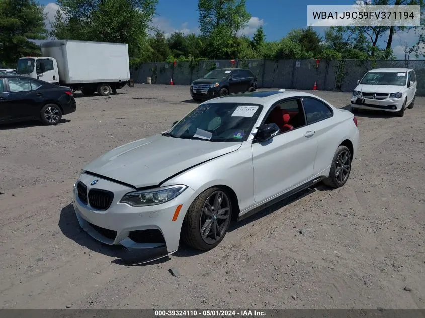 2015 BMW M235 xDrive VIN: WBA1J9C59FV371194 Lot: 39324110