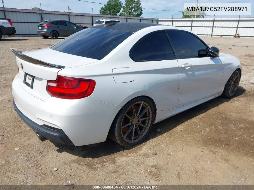 WBA1J7C52FV288971 2015 BMW M235