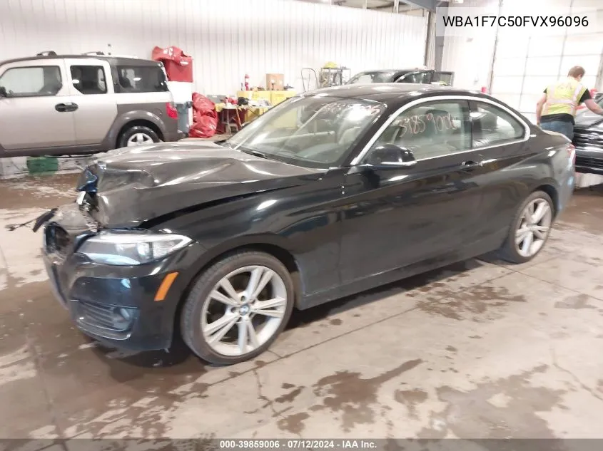 2015 BMW 228I xDrive VIN: WBA1F7C50FVX96096 Lot: 39859006