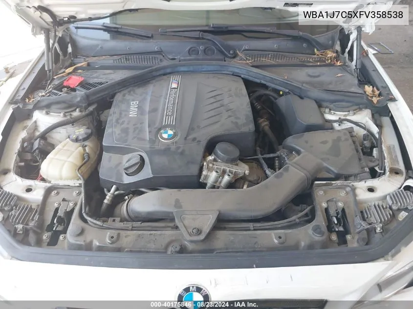 WBA1J7C5XFV358538 2015 BMW M235