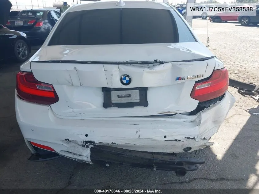 WBA1J7C5XFV358538 2015 BMW M235