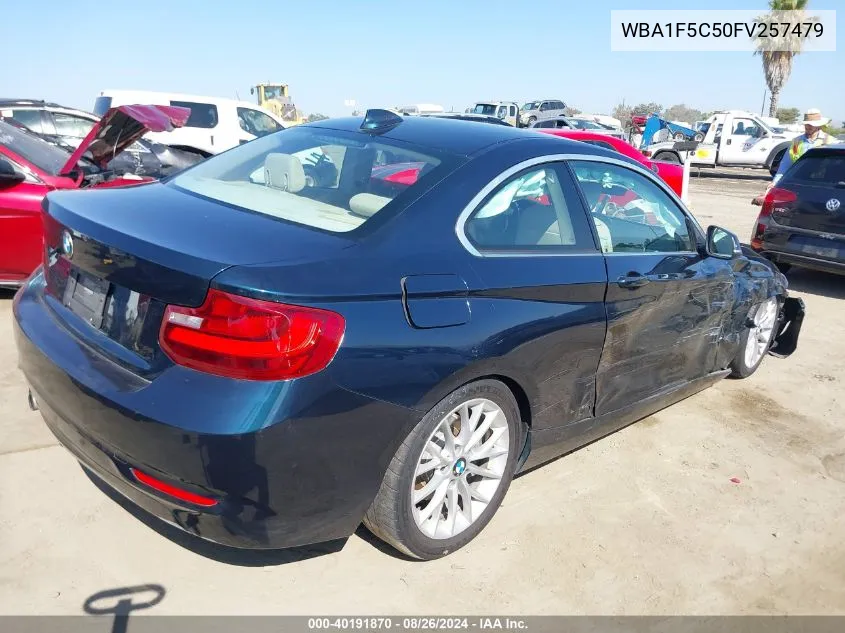 2015 BMW 228I VIN: WBA1F5C50FV257479 Lot: 40191870