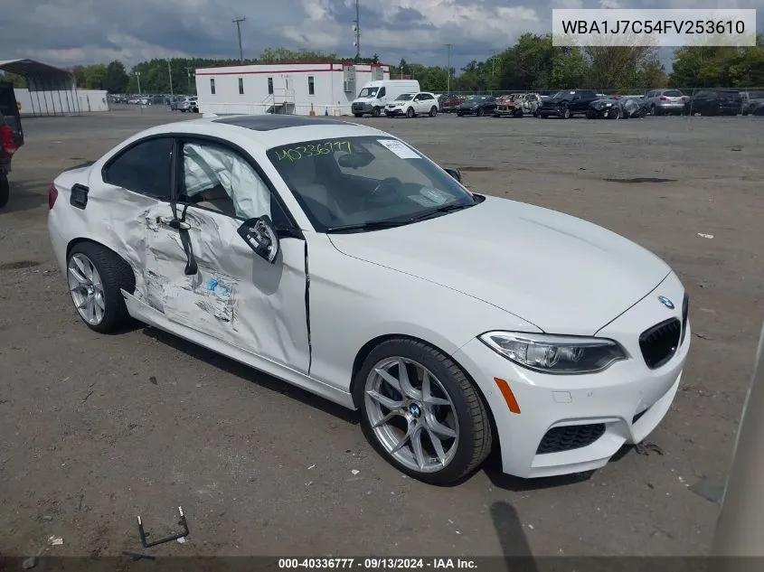 2015 BMW M235 VIN: WBA1J7C54FV253610 Lot: 40336777