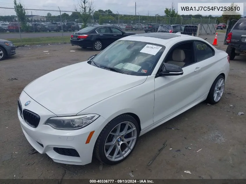 2015 BMW M235 VIN: WBA1J7C54FV253610 Lot: 40336777