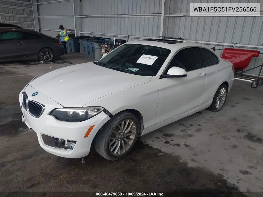 2015 BMW 228 I VIN: WBA1F5C51FV256566 Lot: 40479050