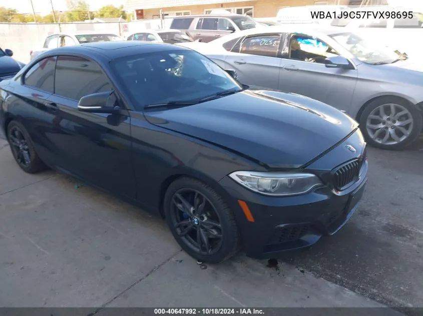 2015 BMW M235 xDrive VIN: WBA1J9C57FVX98695 Lot: 40647992