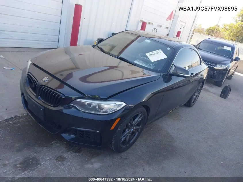 2015 BMW M235 xDrive VIN: WBA1J9C57FVX98695 Lot: 40647992