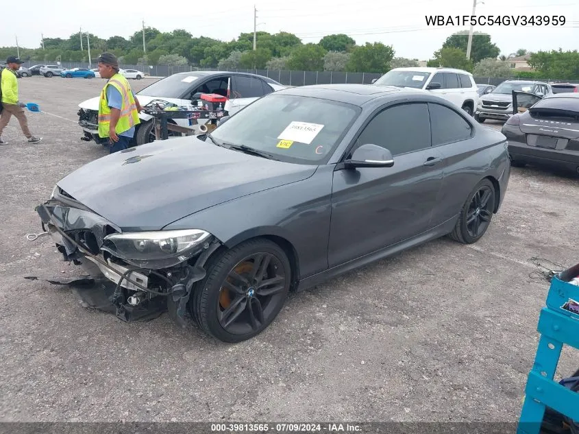 WBA1F5C54GV343959 2016 BMW 228I