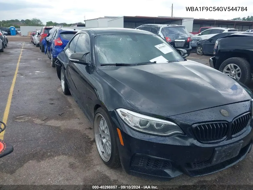 2016 BMW 228 I Sulev VIN: WBA1F9C54GV544784 Lot: 40298857