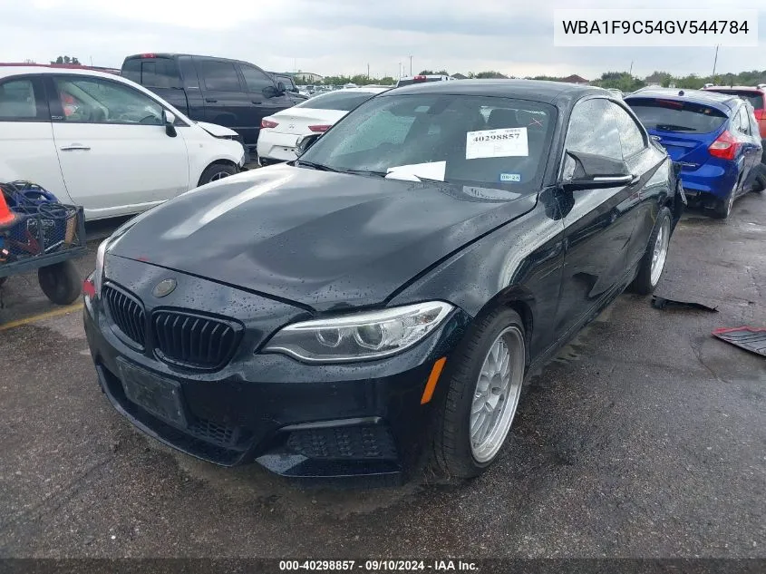 2016 BMW 228 I Sulev VIN: WBA1F9C54GV544784 Lot: 40298857