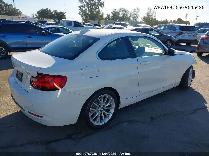 2016 BMW 228 VIN: WBA1F9C55GV545426 Lot: 40767238