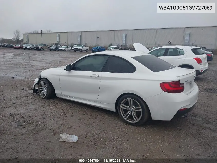 WBA1G9C51GV727069 2016 BMW 228I xDrive