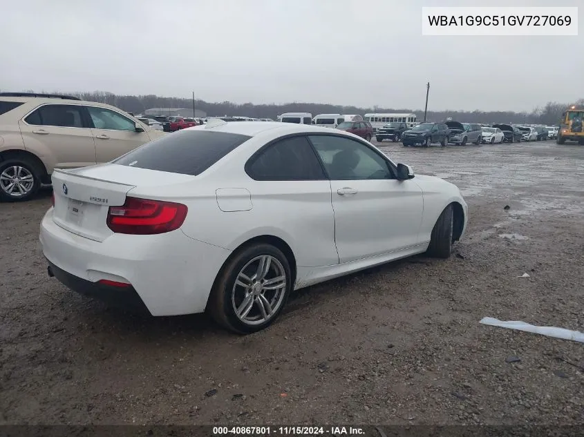 WBA1G9C51GV727069 2016 BMW 228I xDrive