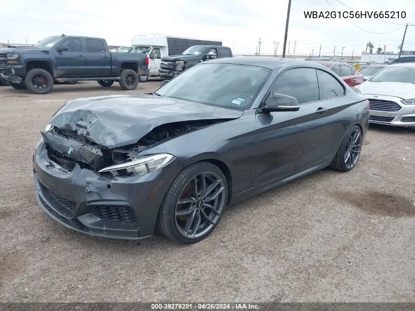 WBA2G1C56HV665210 2017 BMW M240I