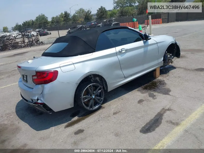 WBA2L3C38HV667496 2017 BMW M240I xDrive