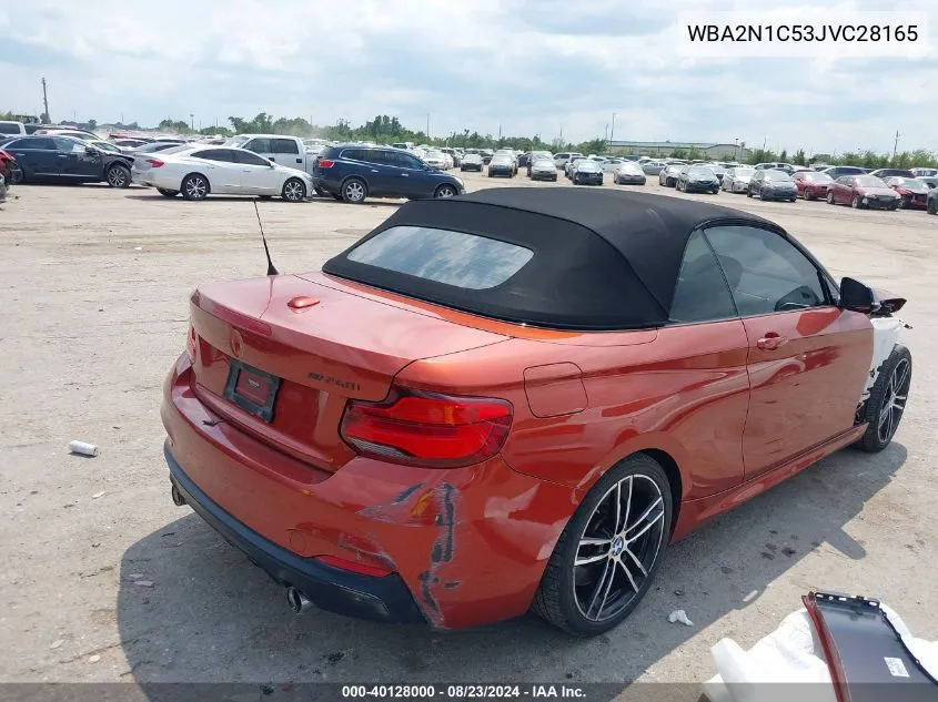 2018 BMW M240I VIN: WBA2N1C53JVC28165 Lot: 40128000