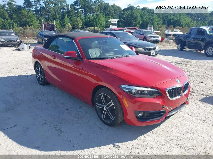 2018 BMW 230I VIN: WBA2M7C54JVA97267 Lot: 40398498