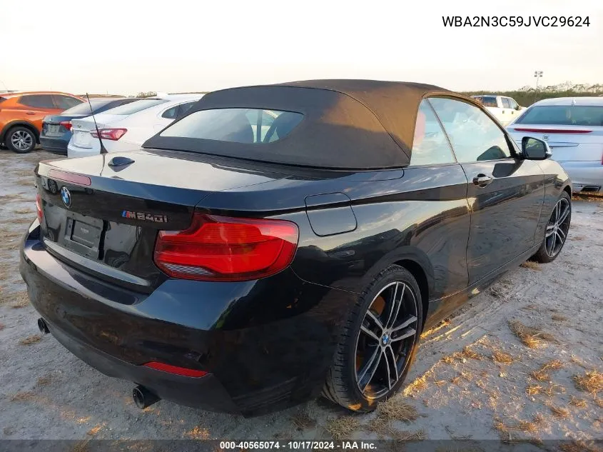 WBA2N3C59JVC29624 2018 BMW M240I xDrive