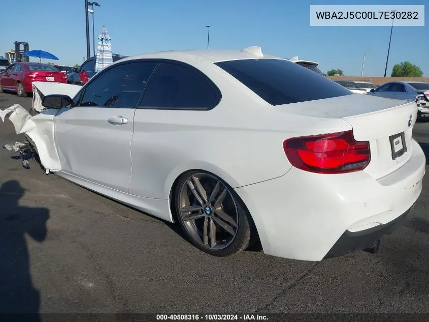 2020 BMW M240I VIN: WBA2J5C00L7E30282 Lot: 40508316