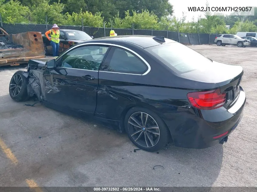 2021 BMW 230I VIN: WBA2J1C06M7H29057 Lot: 39732502