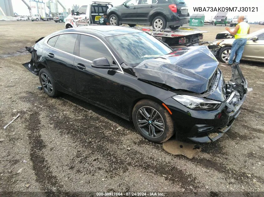 2021 BMW 228I Gran Coupe xDrive VIN: WBA73AK09M7J30121 Lot: 39927864