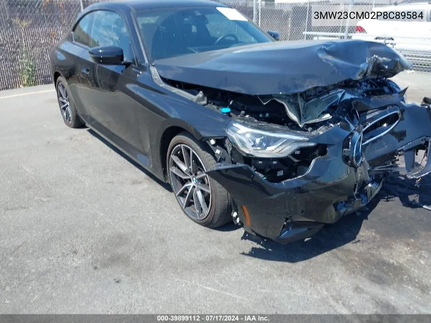 2023 BMW 230 I VIN: 3MW23CM02P8C89584 Lot: 39899112