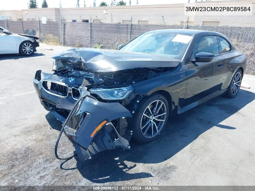 2023 BMW 230 I VIN: 3MW23CM02P8C89584 Lot: 39899112