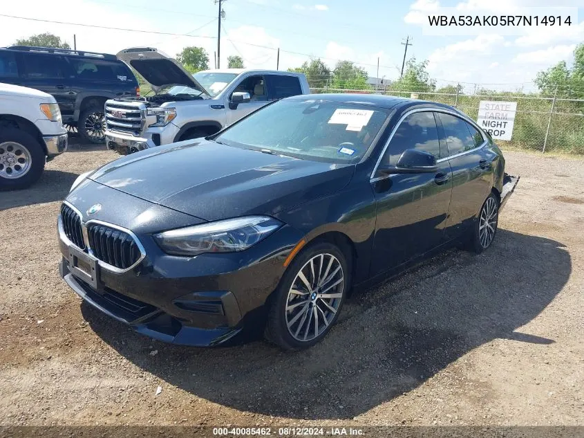 2024 BMW 228 Gran Coupe I Sdrive VIN: WBA53AK05R7N14914 Lot: 40085462