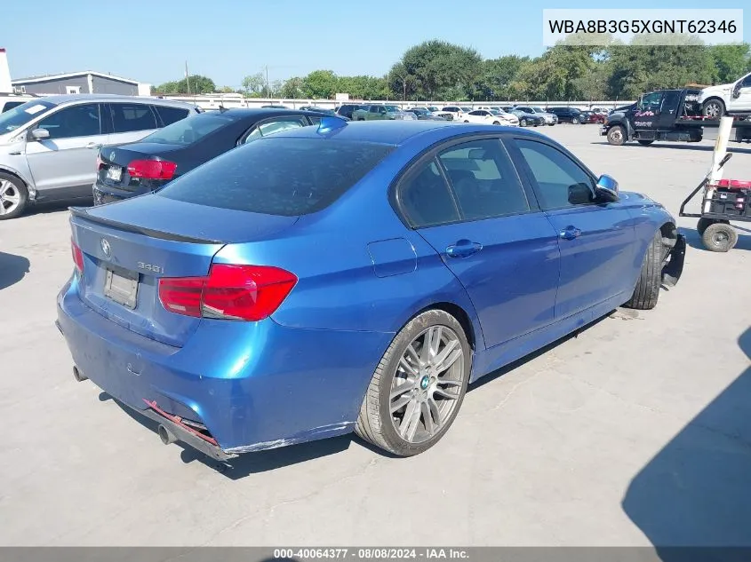 WBA8B3G5XGNT62346 2016 BMW 340I