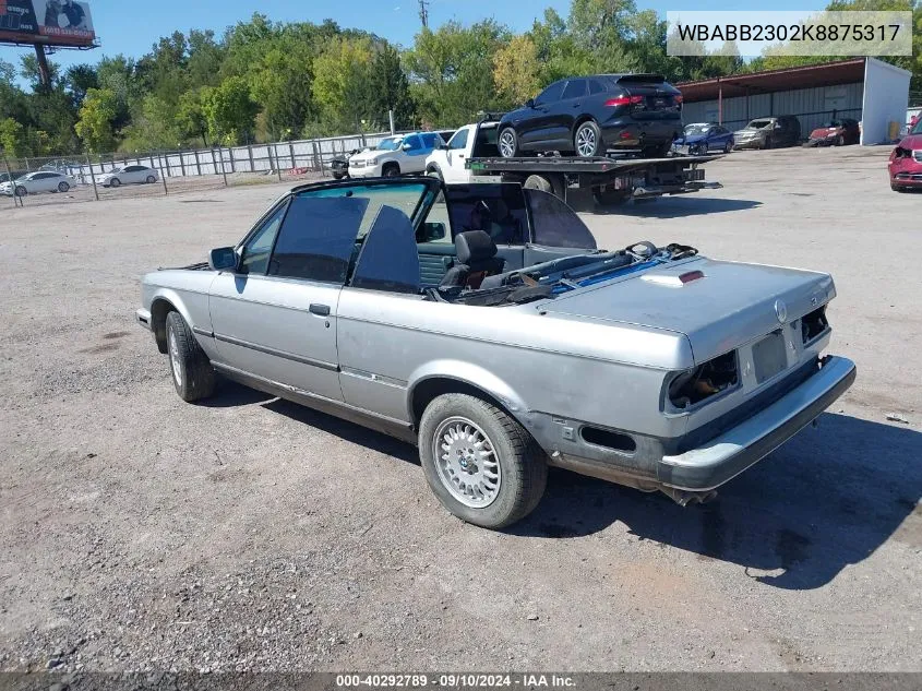 WBABB2302K8875317 1989 BMW 325 I Automatic