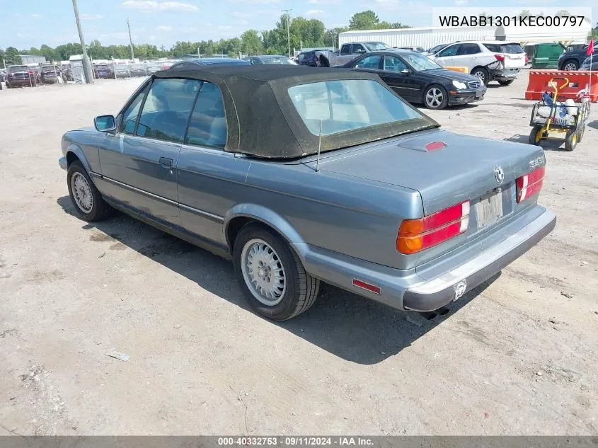 WBABB1301KEC00797 1989 BMW 325 I