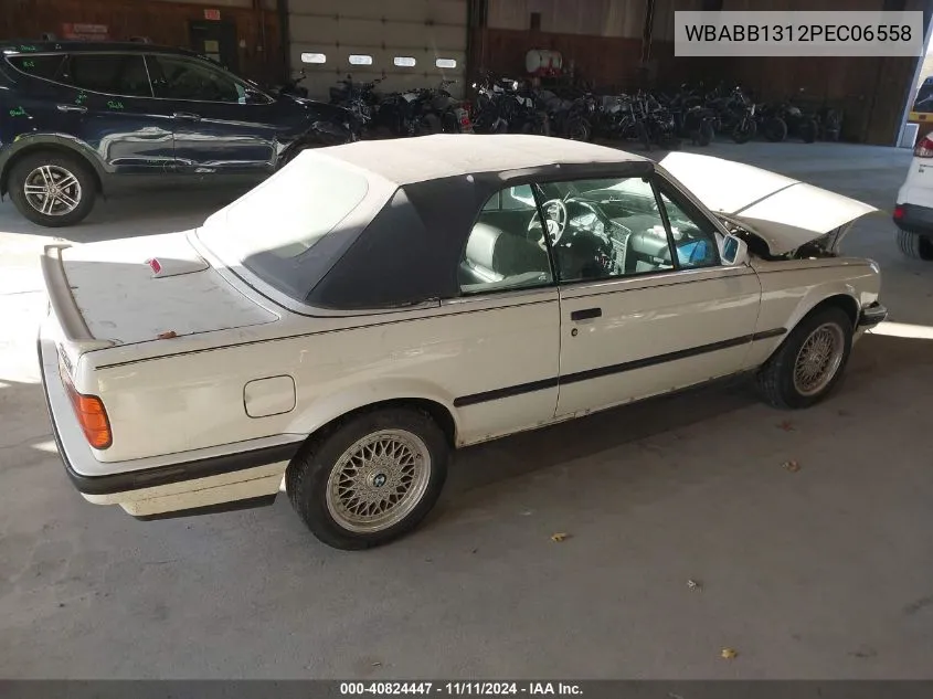 1993 BMW 325 Ic VIN: WBABB1312PEC06558 Lot: 40824447