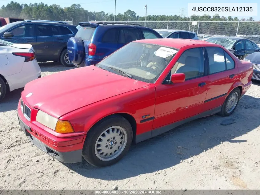 1995 BMW 318 I Automatic VIN: 4USCC8326SLA12135 Lot: 40664025